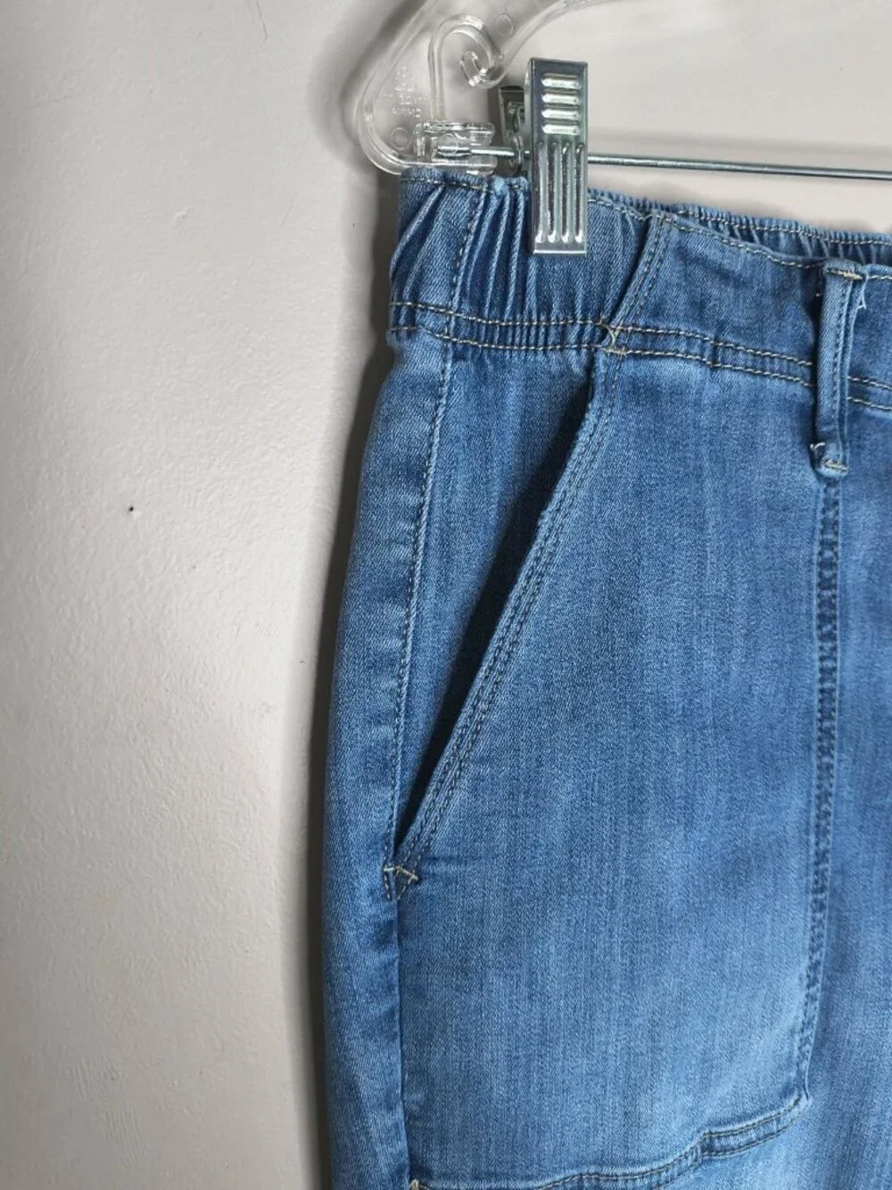 Judy Blue High Waisted Utility Blue Jeans Style #JB88496MD